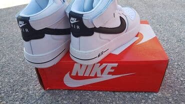 asics patike duboke: Extra cene air force duboke patike čiste bele i bele sa crnim znkaom — 5