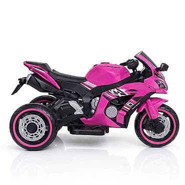 vespa za decu na akumulator: Motor NINJA 2.0 Roze – Veliki dečiji motor na akumulator na 3 točka — 4