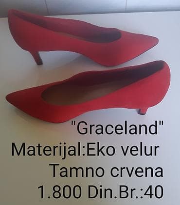 nike patike lunar force 1: Graceland ženske salonke - Model: špicasti vrh, niska štikla (kitten — 2