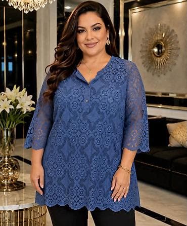 kardigani za punije dame: 08. Za punije dame
Čipkana bluza 🩵💜❤️
XL 2XL 3XL
Cena : 2.800 dinara H — 8