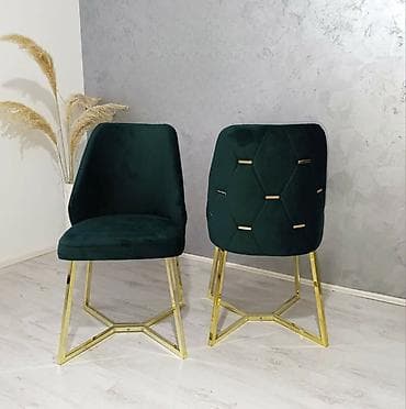 Donji delovi trenerke: Barske/dining stolice sa zlatnim metalnim nogama i mekanim — 4