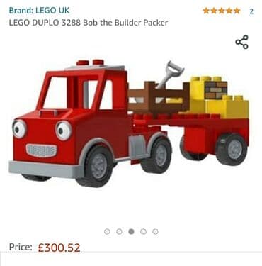 veliki kamion igracka: LEGO DUPLO Majstor BOB, Bob the builder packer set 3288, super stanje — 1