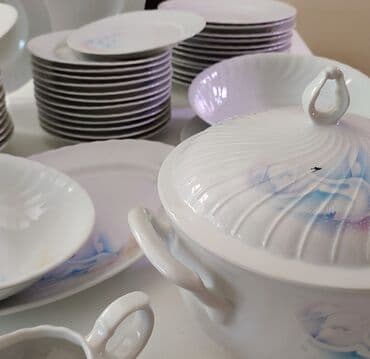 Činije: Vintage porcelanski servis za ručavanje, iz stare Jugoslavije, marke — 6