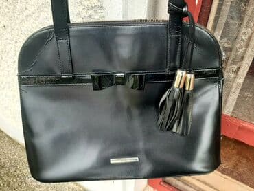 torbice crne: Shoulder bag, Mona, Material: Leather — 10