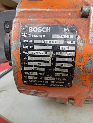polovne masine i alati: Benzinski agregat/kompresor Bosch sa motorom Briggs & Stratton — 5