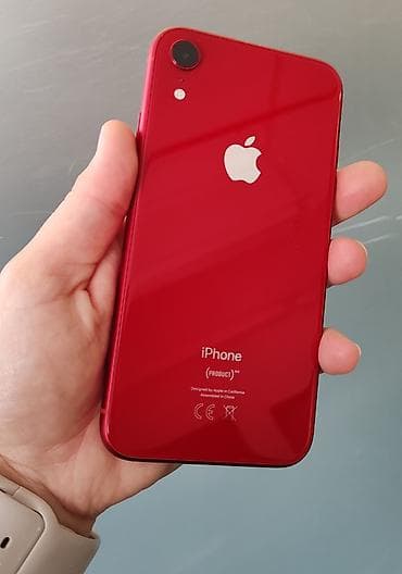 polovni telefoni iphone 17: IPhone XR, crvena boja (PRODUCT RED). U originalnoj kutiji. Ključne — 9