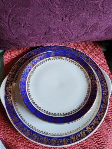 polovni servisi za rucavanje: Servis za torte,kolace iz 1945 do 1958godine. Bohemija Carlsbad — 13