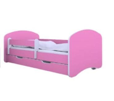 aleksandar dušeci: Krevet sa Fiokom i Dušekom 160x80 cm Happy III Roze Dečiji krevet sa — 1