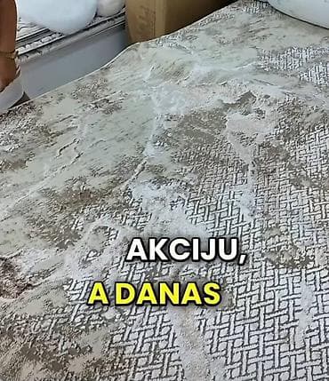 kupujem prodajem goblene: Tepih u rolnama – moderni apstraktni/dezorni motivi u sivim tonovima — 9