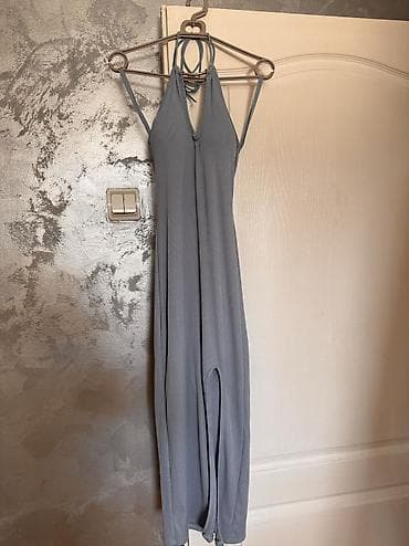 pull and bear haljina: Plava duza haljina — 1