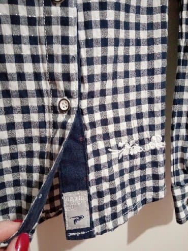 aktivni ves za devojcice: Long sleeve, Houndstooth — 3