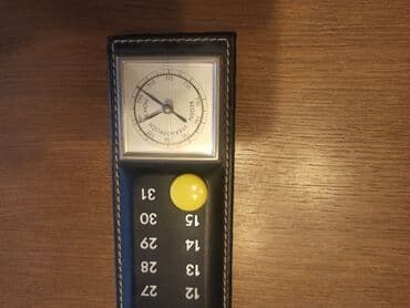masina za stiropor: Zidni kalendar sa termometrom, barometrom i magnetnim obeleživačem — 3