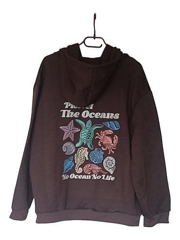 converse beograd: Dukserica s kapuljačom SHEIN, model sa ekološkom porukom. - Boja — 2