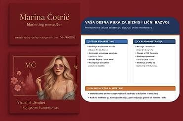 Job: Profesionalne usluge asistencije, dizajna i online mentorstva — 3
