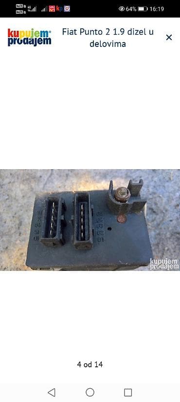Water Transport: Fiat Punto II 1.9 JTD/dizel – u delovima Raspoloživi originalni — 4