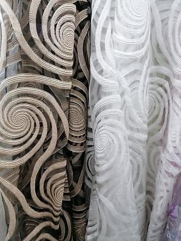 Zavese nove, Dužina i širina po meri. Ušivena traka i obrađene ivice