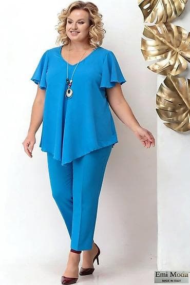 galileo košulje: 🌞 New collection-bluza sa ogrlicom🌞 Za punije dame XL 2XL 3XL 4XL — 1
