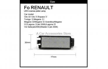 led sijalice za traktor: LED Svetlo za tablice - RENAULT Led svetlo za tablice - RENAULT - set — 6