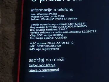 polovni tv novi sad: Nokia Lumia 1320, bоја - Narandžasta — 6