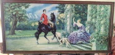 komode sa ogledalom za spavacu sobu: Painting, 40 x 80 cm, Used — 8