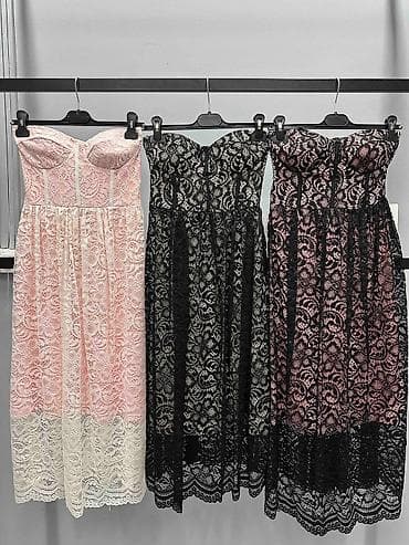 Muška odeća: ✨ Haljina – 2600 din Elegantna midi haljina bez bretela, idealna za — 3