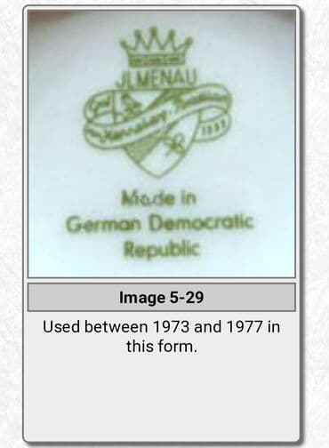 solje za caj: Set nov Jlmenau 1973 do 1977g.Istocna Nemacka. Set nemacki — 12