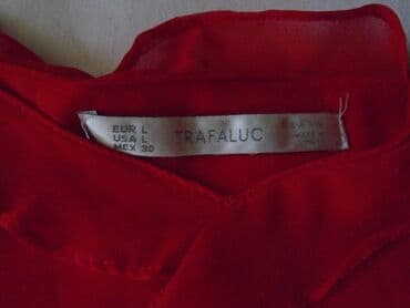 jaknice sa krznom: Zara L (EU 40), color - Red, Evening, With the straps — 3