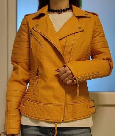 Eko kožna jakna
Veličina M
Cena 3000 din na lalafo.rs Eko kožna jakna
Veličina M
Cena 3000 din