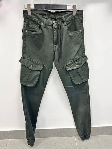 mokasine beograd: Trousers, Cargo, color - Black — 2