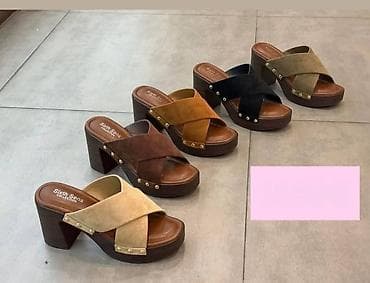 eu brojevi obuce: Ženske sandale i klompe na petu – više modela - Dizajn: otvoreni — 7