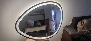 Home care products, Housewares: Na prodaju led ogledalo u obliku jajeta, dimenzije 70x90cm, vertikalno — 3