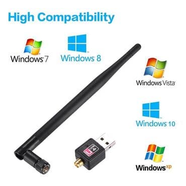 antena za pojačavanje wifi signala: USB WiFi adapter 1200 Mbps Kompatibilan sa SVIM operativnih — 1