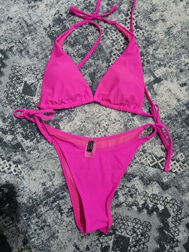 jednodelni kupaci lisca: M (EU 38), Single-colored, color - Pink — 1