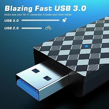 123 igre: USB Wi‑Fi adapter ElecMoga sa dvostrukom antenom i pojačanjem 5 dBi - — 4