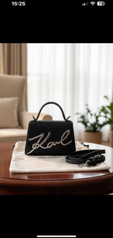 mona nove torbe: Elegantna torbica, Karl Lagerfeld, Materijal: Veštačka koža — 1