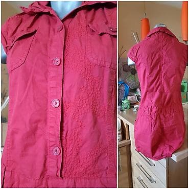 Muška obuća: Haljina/ tunika bez rukava u jarko roze boji. - Veličina: odgovara — 3