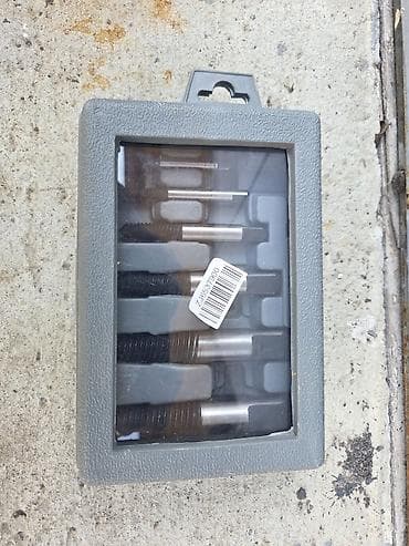 Klešta: Set za vađenje slomljenih vijaka/šrafova – spiralni izvlakači u — 3