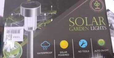 plafonske lampe: 4 kom 2050 din 6 kom 2250 din 10 kom 3100 din Solarne lampe koje — 2