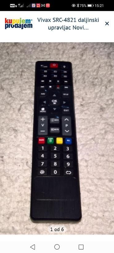 Vivax SRC-4821 daljinski upravljač za TV - Model: SRC-4821 (oznaka na