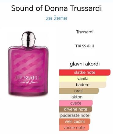 oksfordice sa platformom: Ženski parfem, Trussardi, Original — 4
