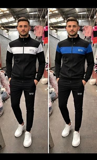 lacoste kompleti: Men's Sweatsuit Boss, color - Black — 1