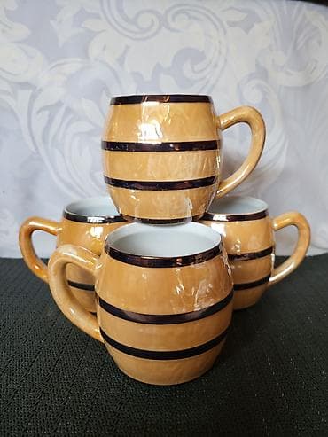 tea dolcezza solje: Krigle porcelan Zajecar iz 70ih godina. Krigle porcelan Zajecar,rucno — 1