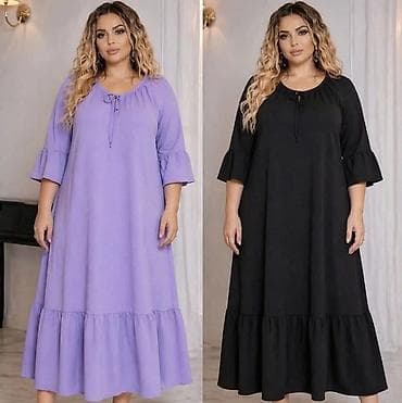 Dresses: Elegantna ženska maxi haljina sa plisiranim detaljima - Model: duga — 8