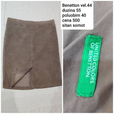 Suknje: 2XL, Midi, bоја - Crna — 8