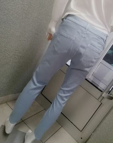 džeparice pantalone: L (EU 40), High rise, Straight — 3