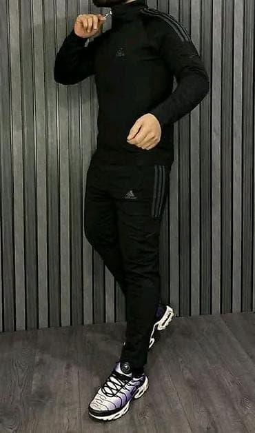 set za kosu: Trenerka Adidas, bоја - Crna — 2