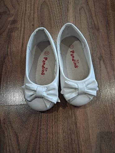 Kids' Footwear: Dečije baletanke Pandino – veličina 25 jednom nosene - Boja: bela - — 3