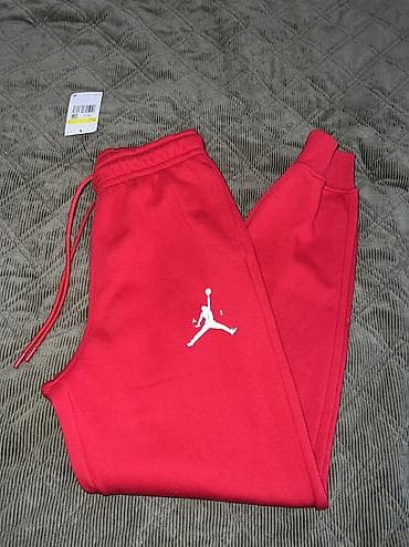 djubretarac muski: Jordan Sweatpants Red vel. S NOVO IM — 4