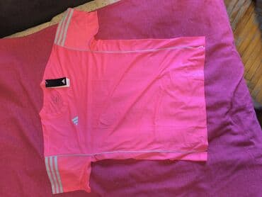 pantalone za trudnice h: Adidas, L (EU 40), Poliester, bоја - Roze — 2