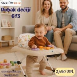 Ormari: Dubak dečiji 613 - Model sa stabilnim okvirom i više točkića za lakše — 7